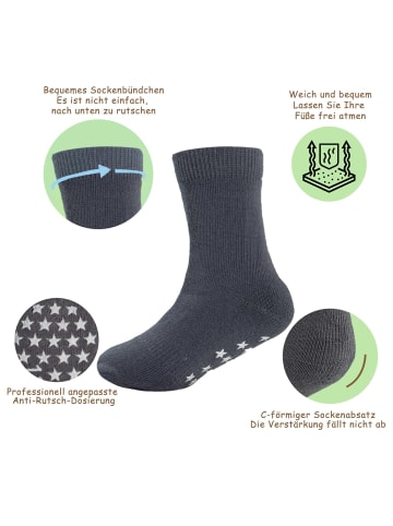 Yalion 12er-Set Yalion Baby Langsocken – bequem, weich & alltagstauglich, schwarz