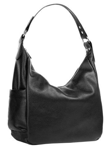 Samantha Look Shopper echt Leder in schwarz