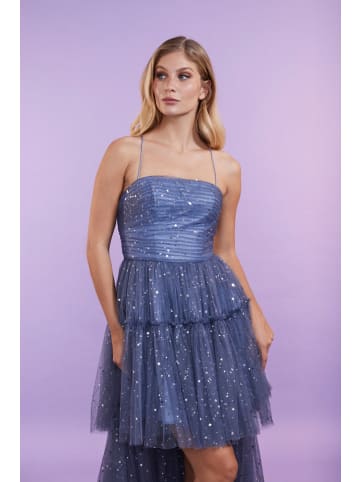 LAONA Abendkleid Silver Starlight Dress in Grey Blue