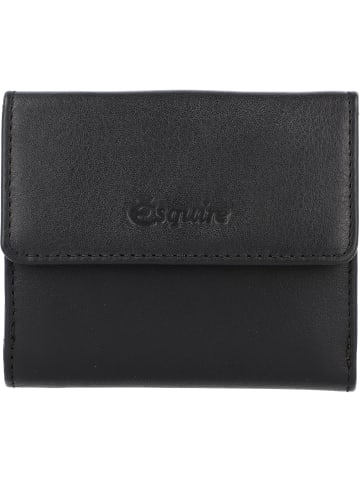 Esquire Peru Geldbörse RFID Leder 10 cm schwarz
