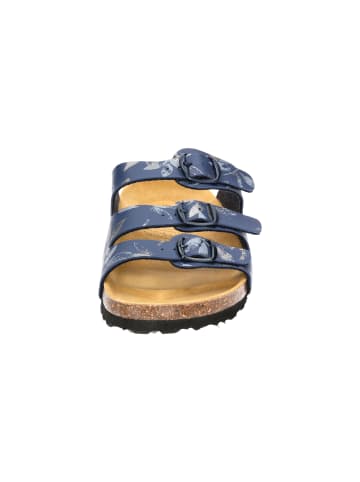 Lico Pantolette "Bioline Leave" in Blau