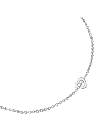 Glanzstücke München Armband Herz aus Sterling Silber in silber