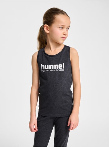 Hummel T-Shirt Hmljr Top Multisport Mädchen in BLACK MELANGE
