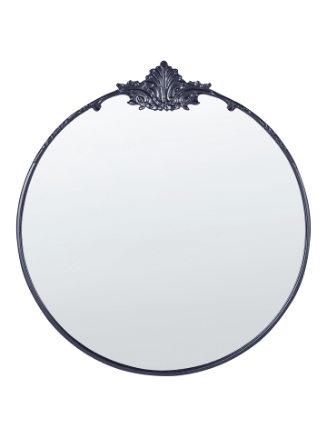 Beliani Dekospiegel SOMMANT in Schwarz - (W) 67 x (H) 76 x (L) 3 cm