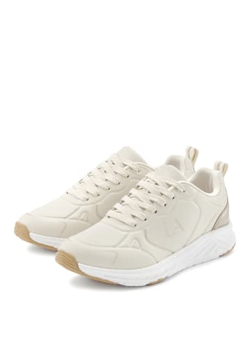 LASCANA Sneaker in beige/goldfarben