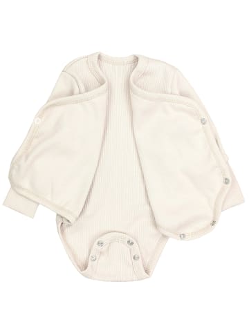TupTam Baby Bekleidung Langarmbody Hose 2er Set in beige