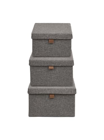 ebuy24 Korb Majken Dunkel Grau 38 x 26 cm