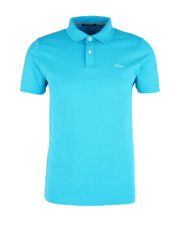 s.Oliver Polo-Shirts T-Shirt kurzarm in Türkis