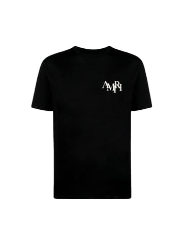 Amiri Logo Print T-Shirt Schwarz