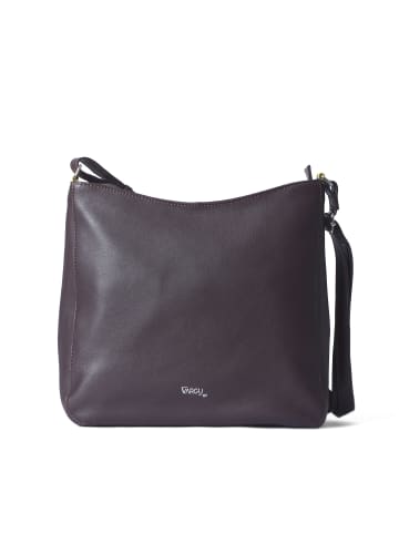 VARGU Leder-Umhängetasche Lunua 1 in bordeaux