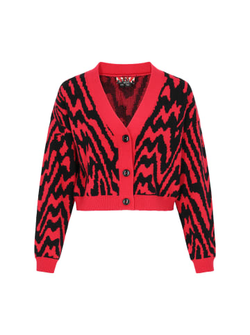 myMo ROCKS Cardigan in red black