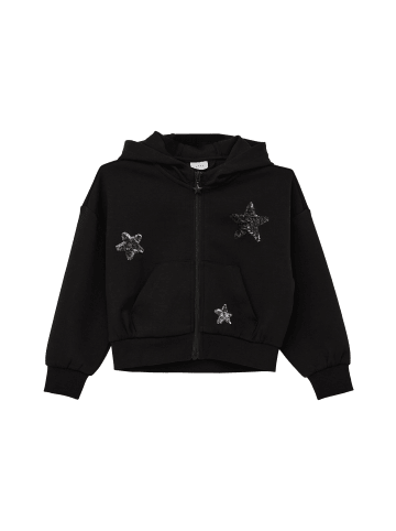 s.Oliver Sweatshirt Jacke langarm in Schwarz