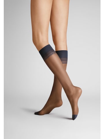 Hudson Feinkniestrümpfe Glamour 20 transparenter Glanz in Marine