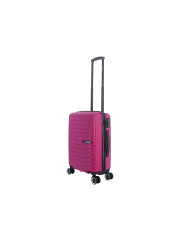 Saxoline Fiesta Trolley TSA Zahlenschloss Spinner 55 cm in fuchsia