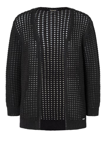 More & More Ajourstrickcardigan in black