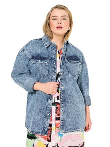 Studio Untold Hemdbluse in blue denim