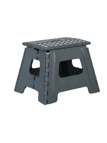 relaxdays 2 x Klapphocker in Dunkelgrau - (B)37 x (H)30 cm x (T)29 cm