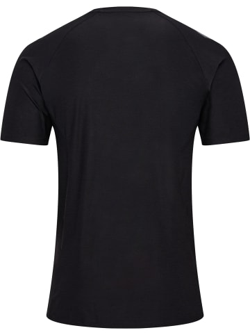 Hummel Sportshirt mit elastischem Material in Schwarz