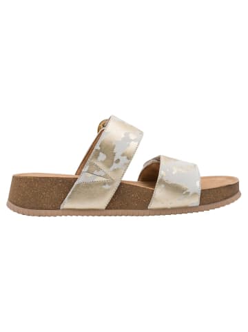 Tamaris WIDE FIT Pantolette in LT GOLD COW