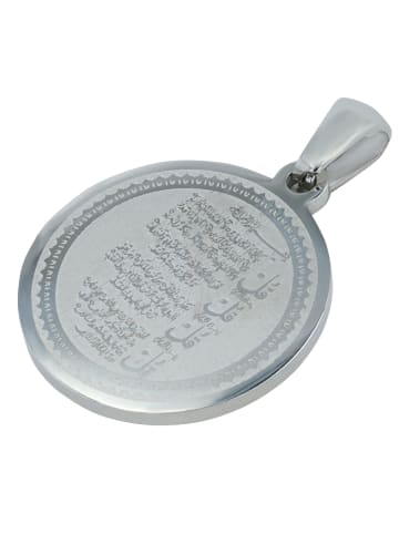 Adeliás Unisex Anhänger – Gravuranhänger aus Edelstahl in silber