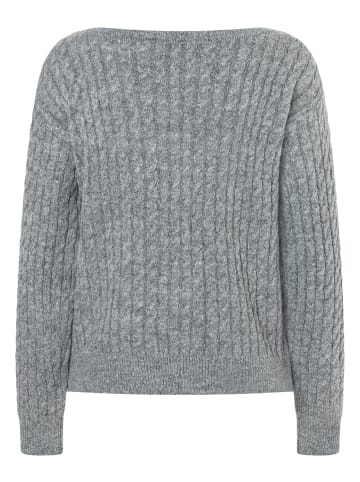 More & More Strukturpullover in warm grey melange
