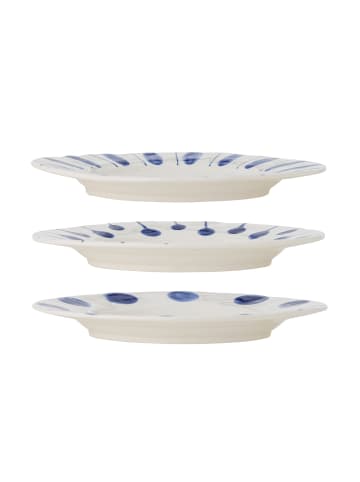 Bloomingville Linora Speiseteller 3er-Set in blau
