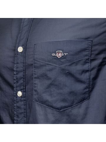 Gant Langarmhemd Reg Classic Poplin in dunkelblau