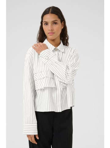 Karen By Simonsen Langarm - Hemd KBUda Baggy fit in Bright White