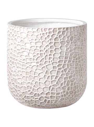 Beliani Outdoor Blumentopf YUHUA in Beige - (W) 43 x (H) 42 x (L) 43 cm