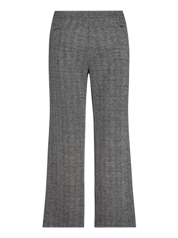 BETTY & CO Stoffhose mit Lurexfaden in Schwarz/Grau