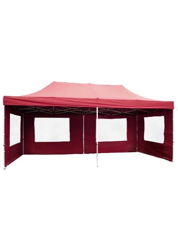 VCM  Faltpavillon 3x6m burgundrot in Rot