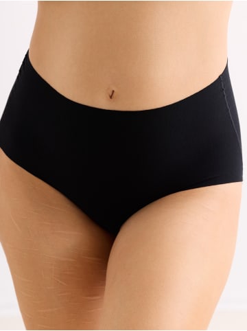 Erlich Textil  Slip Light Touch High Waist SLIP IM 3er PACK in schwarz