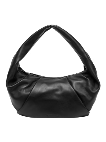 Les Visionnaires Greta Essential Schultertasche Leder 43 cm in black