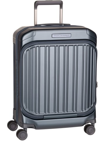 Piquadro Koffer & Trolley PQ Light Cabin Spinner 4426 with Front Pocket in Blu Opaco