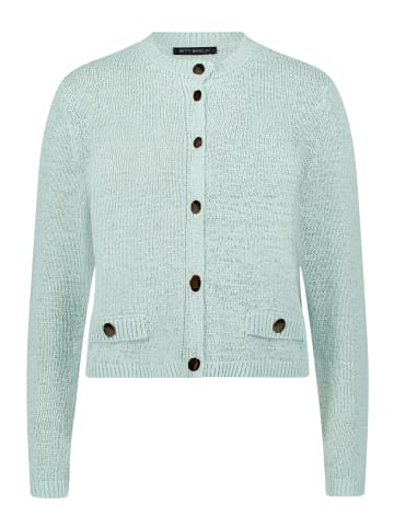 Betty Barclay Strick-Cardigan mit aufgesetzten Taschen in Gray Mist