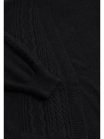 Tanuna Damen Strickjacke in Schwarz