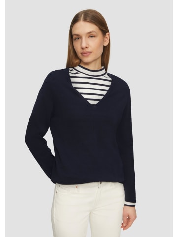 s.Oliver Strickpullover langarm in Blau