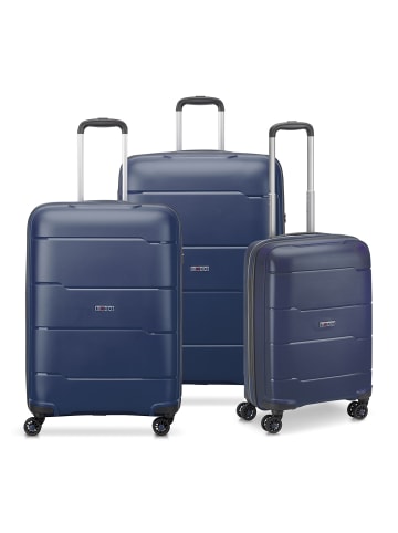 MODO by roncato Galaxy 4 Rollen Kofferset 3-teilig in night blue