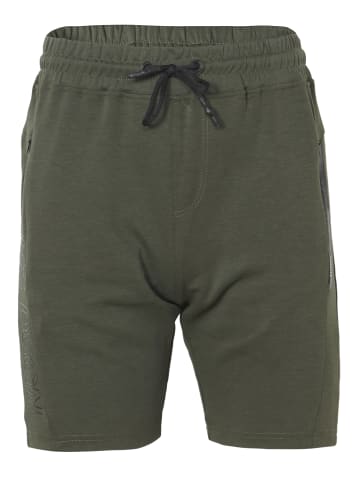 KOROSHI BERMUDA Jogger Plüsch in oliv