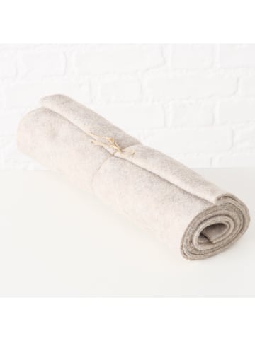 Boltze Tischläufer aus Filz in Taupe, (B) 150 x (H) 0,3 x (L) 37 cm