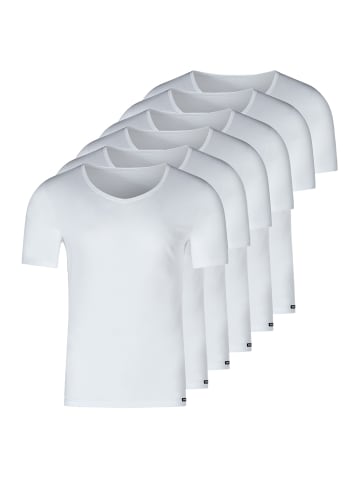 Skiny Unterhemd / Shirt Kurzarm Basis in Weiß