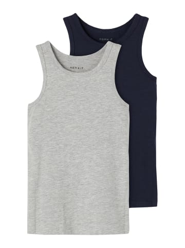 name it Jungen Unterhemden im 2er-Pack in Grau