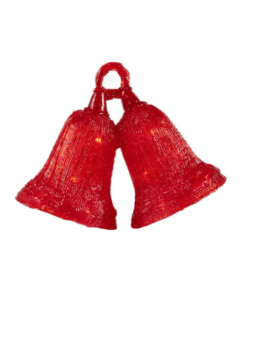 Feeric Lights Weihnachtsglocken LED in Rot, (B) 14 x (H) 21 x (L) 27 cm