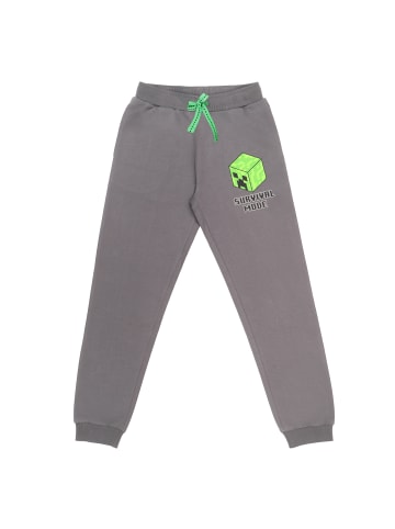 Minecraft Minecraft Jungen Creeper Hose Jogginghose in grau
