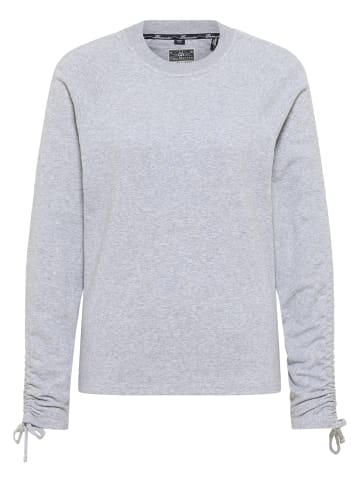 DreiMaster Maritim Sweatshirt in Hellgrau Melange