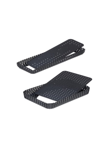 relaxdays 2-tlg. Tarteform-Set in Anthrazit