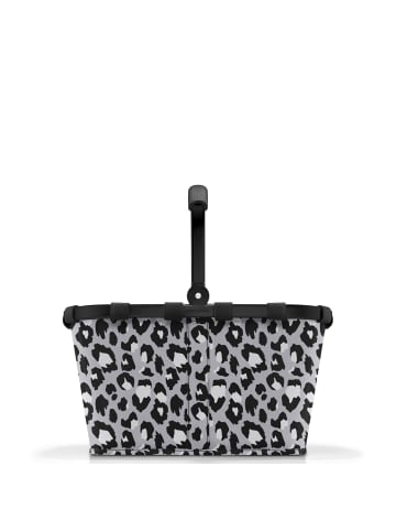 Reisenthel carrybag - Einkaufskorb (teddy leo olive) in frame leo nero