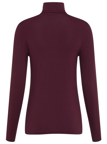 Tamaris Rollkragenshirt in bordeaux