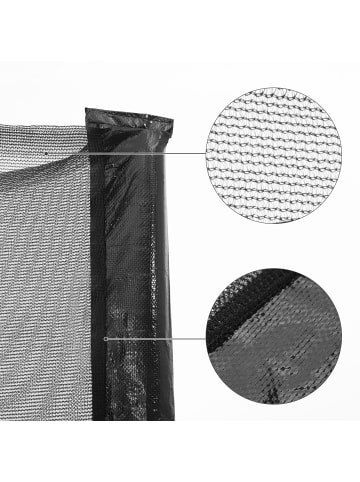 SONGMICS Trampolinnetz Saul in Schwarz - Ø244 cm