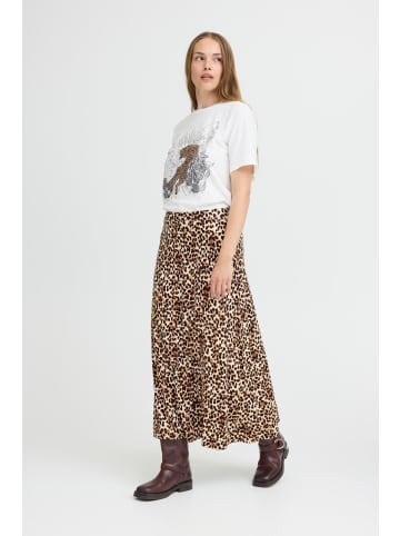 Pulz Rock PZCHARLOTTE Regular fit in Brown Animal Printed
